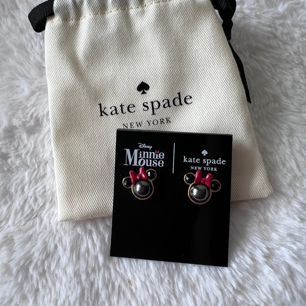 Kate Spade Minnie Mouse Stud Earrings